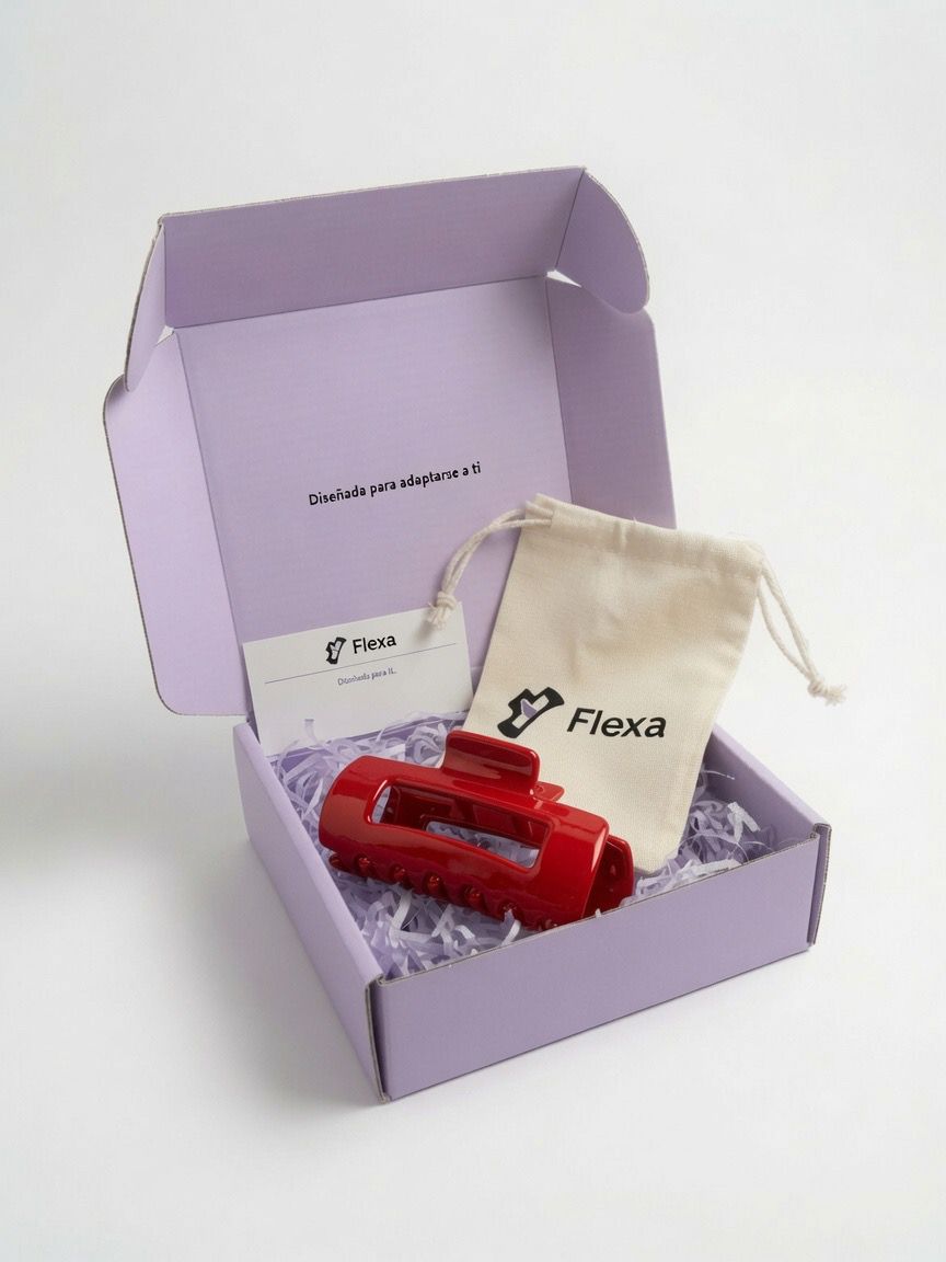 Packaging pinza granate